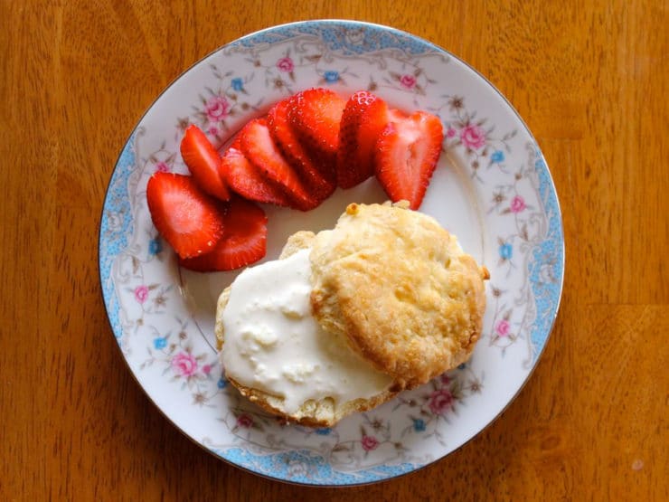 The Old Fashioned Way: Clotted Cream and Scones - Sharon Biggs Waller shares how to make old fashioned British-style Clotted Cream and warm, freshly baked English scones.