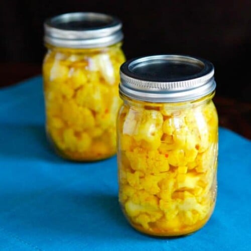 Curry Pickled Cauliflower - Easy Healthy Pickle Recipe