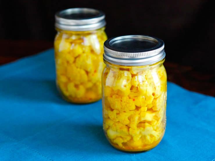 Curry Pickled Cauliflower - Easy Healthy Pickle Recipe
