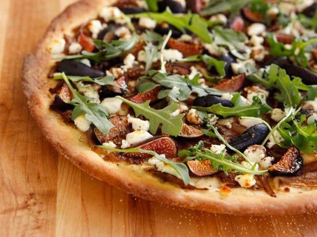 Fig and Goat Cheese Pizza #healthy #easy #recipe #homemade