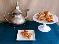 Bienenstich Bars Recipe from the Monday Morning Cooking Club #jewish #holidays #roshhashanah