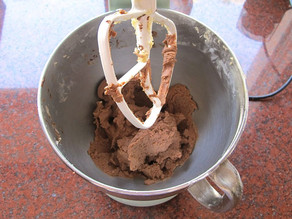 Stir chocolate into half of the batter.