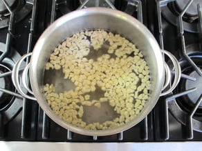 Cooked spaetzle will float in water.
