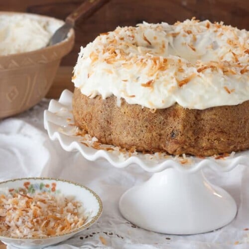American Cakes: Carrot Cake with Cream Cheese Frosting - A classic recipe and detailed history from food historian Gil Marks.