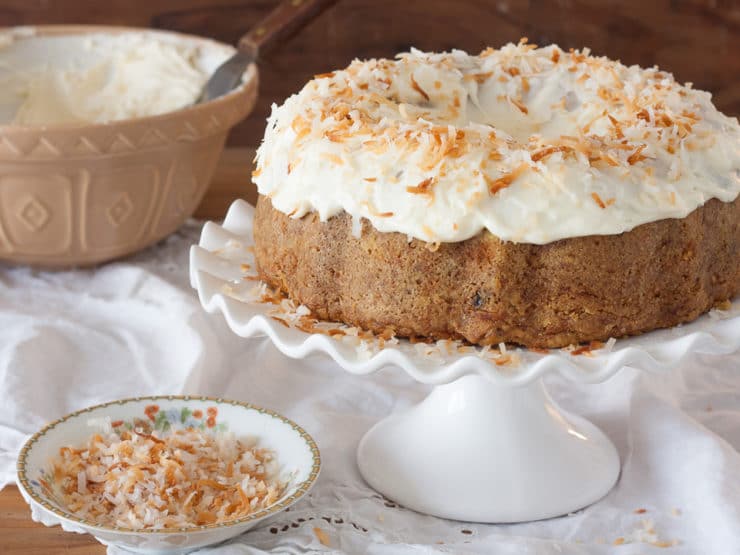 American Cakes: Carrot Cake with Cream Cheese Frosting - A classic recipe and detailed history from food historian Gil Marks.