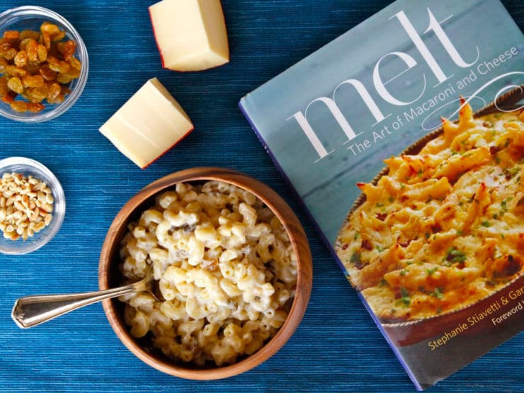 Gouda Macaroni with Golden Raisins and Pine Nuts from Melt - The Art of Macaroni and Cheese