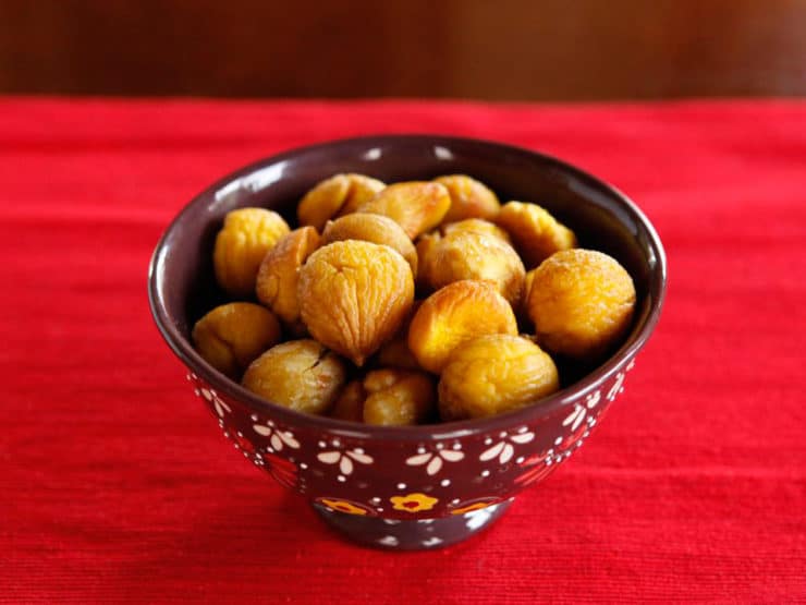 Roasted Chestnuts On An Open Fire (With Helpful Tips on Easy Peeling)