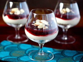 Cherry Cheesecake Shooters from Ree Drummond's new cookbook, The Pioneer Woman Cooks - A Year of Holidays