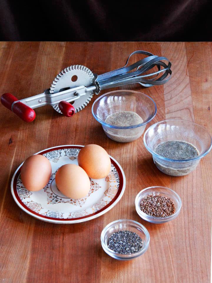 How To Make A Vegan Egg Substitute Flax And Chia Eggs Recipe