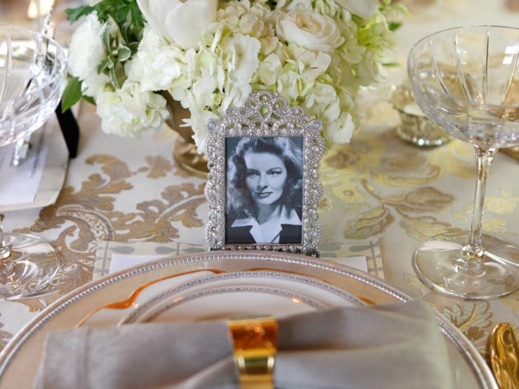 Golden Age of Hollywood Party - Party tablescape and floral design ideas for an elegant Oscar Party, Old Hollywood-themed wedding or a fabulous Birthday Soiree by Tori Avey.