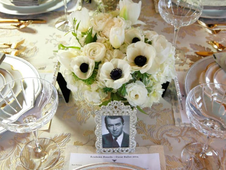 Golden Age of Hollywood Party - Party tablescape and floral design ideas for an elegant Oscar Party, Old Hollywood-themed wedding or a fabulous Birthday Soiree by Tori Avey.