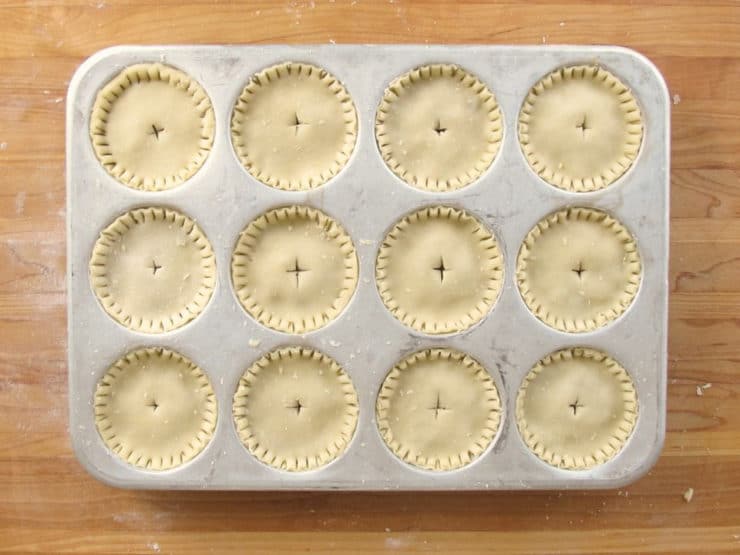 Set muffin tin on a baking sheet to catch drippings.