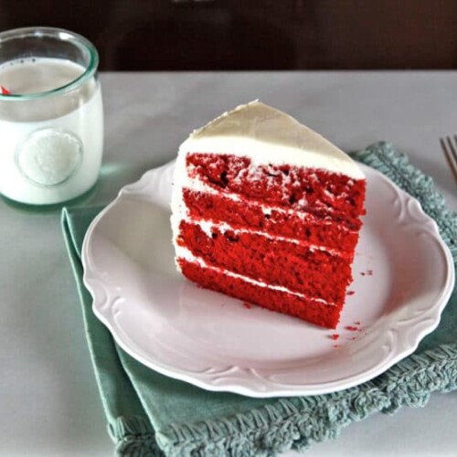 A traditional recipe and history for Red Velvet Cake from food historian Gil Marks on The History Kitchen