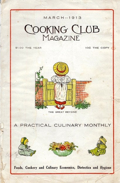 Tomato Egg Scramble - Recipe for Tomato Egg Scramble with butter and crackers on toast from a 1913 cooking magazine called Cooking Club. Simple breakfast dish.