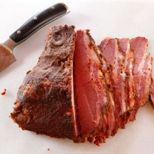 Homemade Pastrami - Simple Recipe for Curing and Cooking Your Own Pastrami adapted from The Artisan Jewish Deli at Home