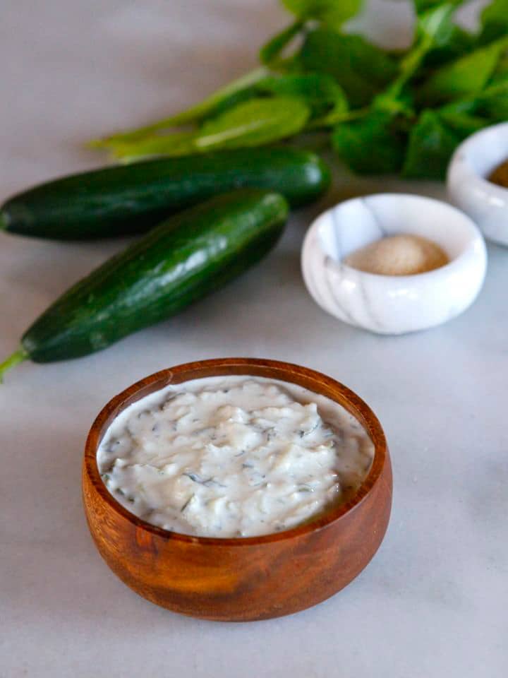 Cucumber Raita - Recipe for Indian Yogurt Condiment