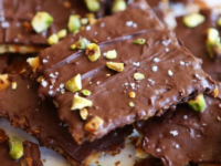 Chocolate Covered Toffee Matzo Crunch Pinterest Pin