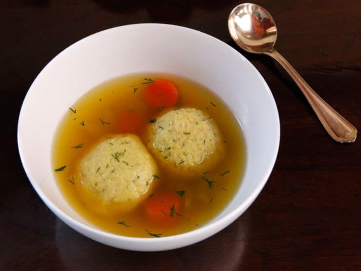 Vegetarian Matzo Ball Soup Deli Style Recipe For Passover
