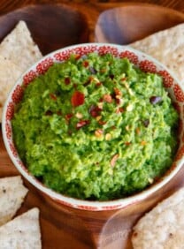 Spring Pea Guacamole - Recipe for Light and Healthy Guacamole-Style Dip by Tori Avey