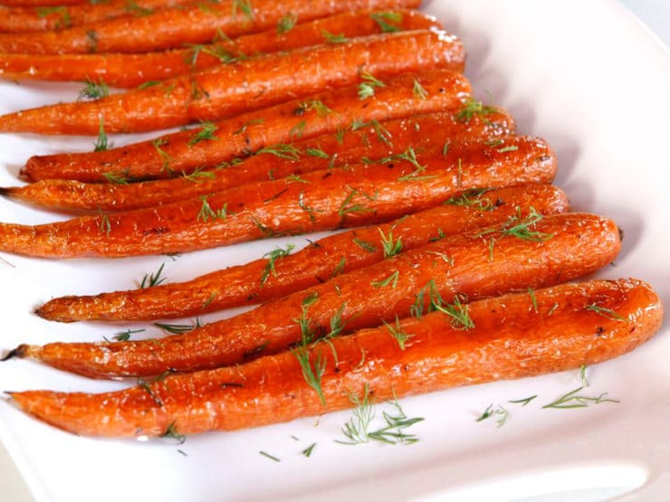 Roasted Carrots with Dill - Simple Springtime Side Dish Recipe by Tori Avey