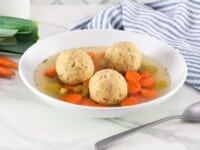 Vegetarian Matzo Ball Soup Pinterest Pin