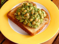 Chickpea Avocado Salad with Lemon and Dill Pinterest Pin