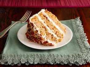 A traditional recipe and history for Hummingbird Cake from food historian Gil Marks on ToriAvey.com