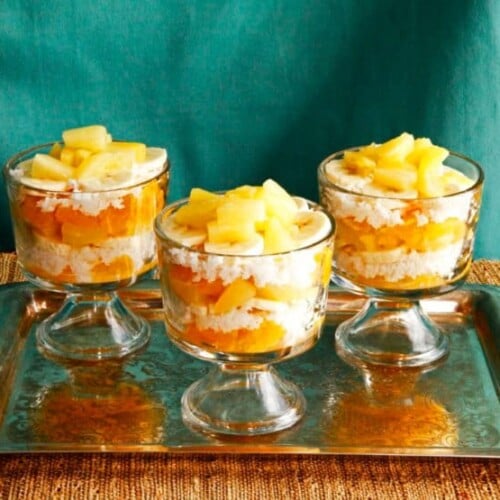 Ambrosia Fruit Salad - Vintage Recipe from Cooking Club Magazine, May 1907