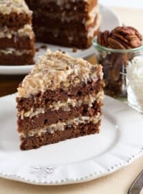 A traditional recipe and history for German Chocolate Cake from food historian Gil Marks on The History Kitchen