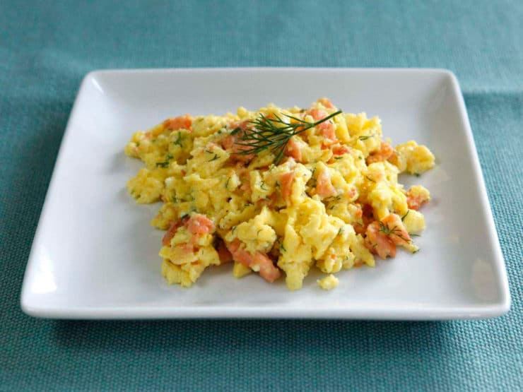 Smoked Salmon and Scrambled Eggs - Joy in the Meantime