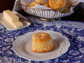 Biscuits - Dairy or Dairy Free Vegan - Simple buttery, delicious biscuit recipe for breakfast, brunch or dinner.