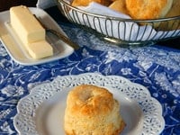 Biscuits - Dairy or Dairy Free - Simple buttery, delicious biscuit recipe for breakfast, brunch or dinner.