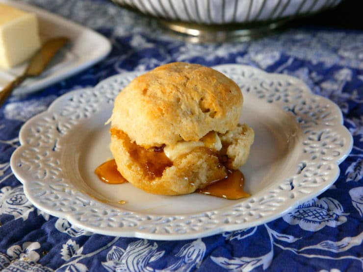 Biscuits - Dairy or Dairy Free - Easy buttery and delicious biscuit recipe for breakfast, brunch or dinner.