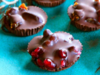 Dark Chocolate Fruit Candies Pinterest Pin