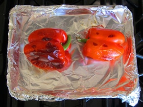Peppers roasted.