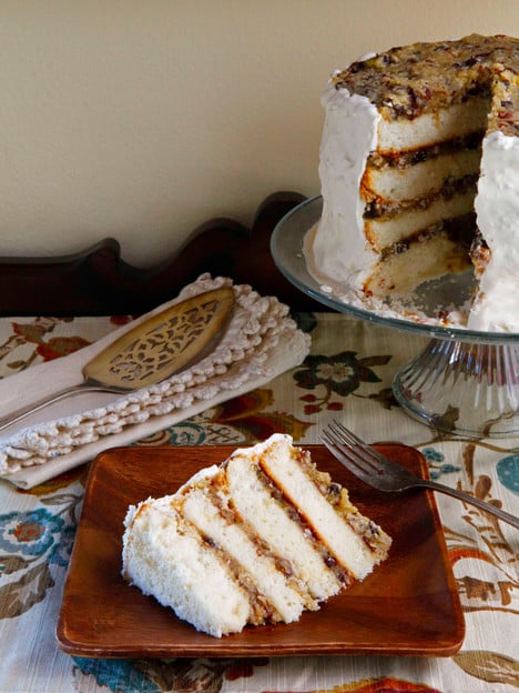 American Cakes - Lane Cake History and Recipe - History of Lane Cake and a Traditional Recipe for this Classic Southern Boozy Layer Cake From Food Historian Gil Marks.