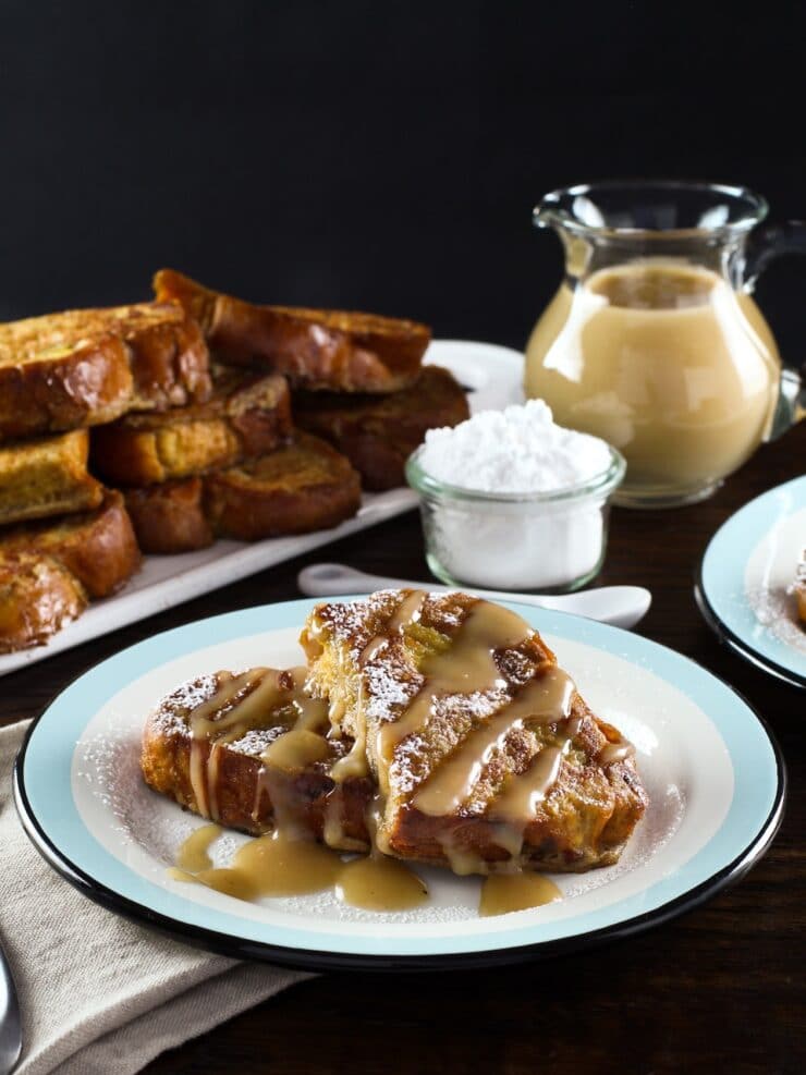 Challah French Toast With Kahlua Coconut Creme Dairy Free Recipe