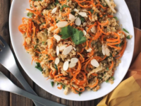 Moroccan Quinoa and Carrot Salad Pinterest Pin