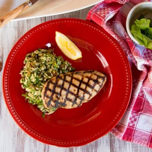 Lemon Basil Grilled Chicken Breast - Simple, Delicious Summery Marinade Recipe for Chicken. Broil, Bake, Grill or Sauté.