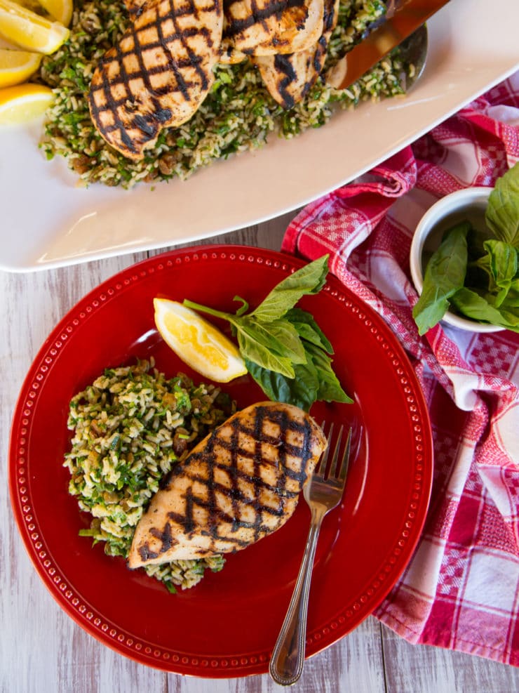 Lemon Basil Grilled Chicken Breasts Marinade Recipe