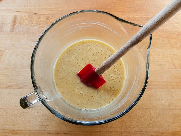 Cake batter
