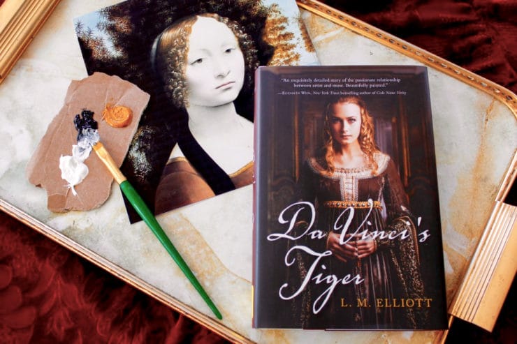 Tori\'s Bookshelf - Da Vinci\'s Tiger by L.M. Elliott - A Historical YA Novel About Leonardo da Vinci\'s Muse