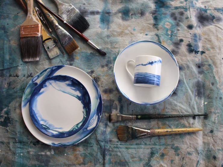 The Art of the Everyday Dish - A behind-the-scenes look at Deborah Allen\'s artistic bone china line from 1882 Ltd.