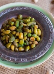 How to Skin Pistachio Nuts - Easy Method for Removing Skin from Pistachios on ToriAvey.com
