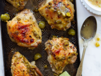 Mediterranean Olive Chicken Pinterest Pin