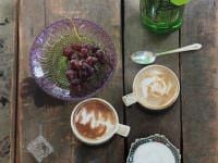 The Art of the Homemade Latte: Foam Latte Art - Learning the basics of latte art, one delicious mug at a time, from Tori Avey contributor Brenda Ponnay. 