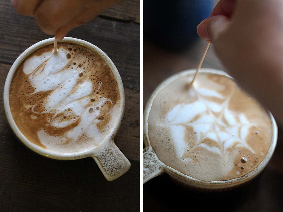 The Art of the Homemade Latte: Foam Latte Art - Learning the basics of latte art, one delicious mug at a time, from Tori Avey contributor Brenda Ponnay. 