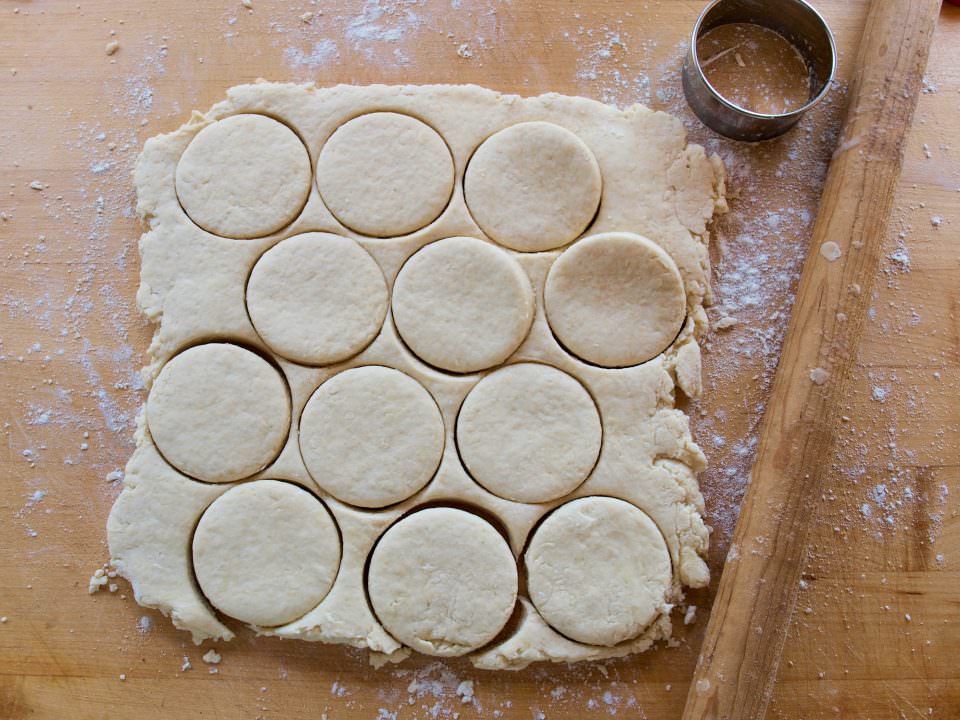 Flaky Buttermilk Biscuits - Recipe for tender, flaky biscuits. Great for preparing ahead and enjoying later! Time-Tested Recipe.