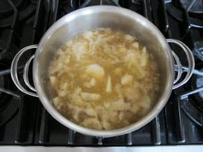 Jerusalem Artichoke Soup - Easy Creamy Soup Puree with Chestnut Garnish