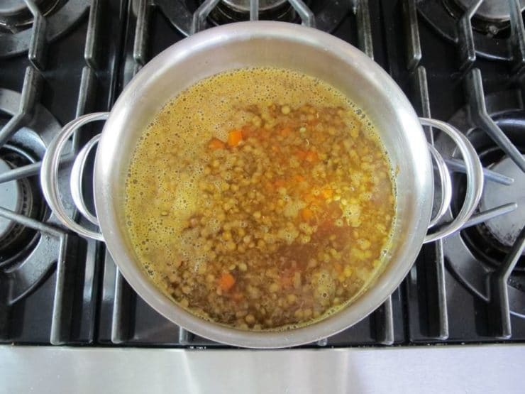 Tori Avey's Lemon Lentil Spinach Soup - Healthy and Flavorful